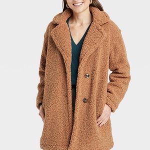 A new day teddy jacket from target.